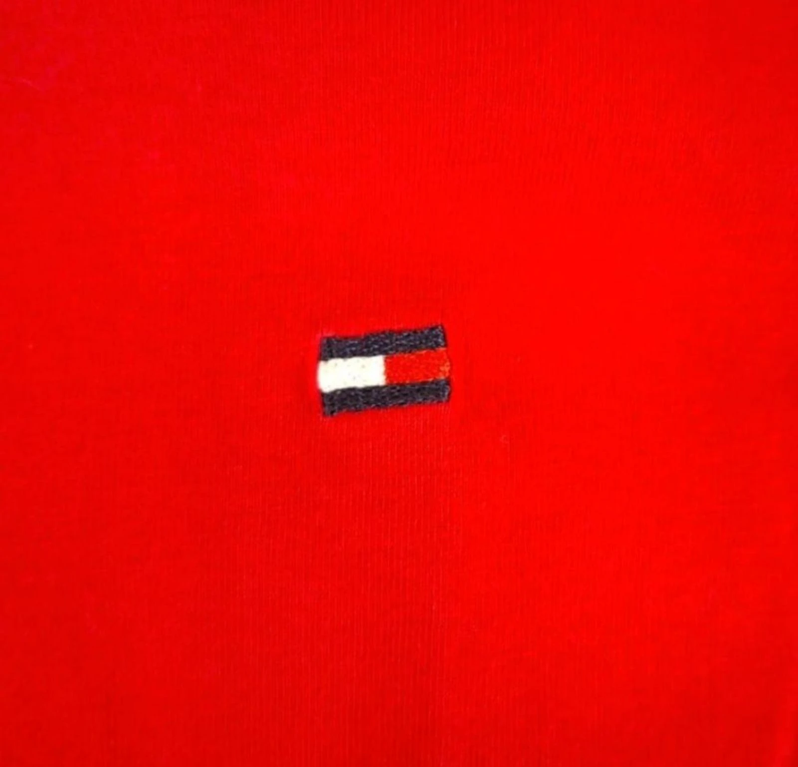 Tommy Hilfiger Rood T-Shirt Korte Mouw Casual Minimalist Essentials M – photo 6